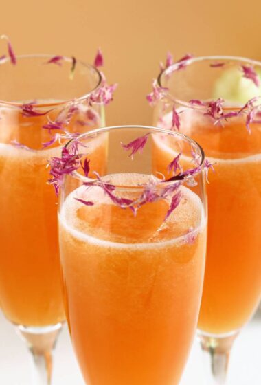Cantaloupe Melon Juice.