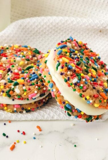 Funfetti Cookie Sandwiches