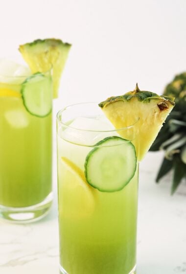 Fresh Pineapple Cucumber Juice